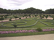 写真：シュノンソー城の庭