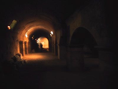 写真：古代フォーロムの地下回廊