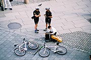 写真:警官たち