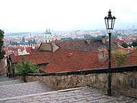 写真：城付近の高台からのプラハの風景2