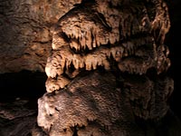 写真：カテジンスカ洞窟の中