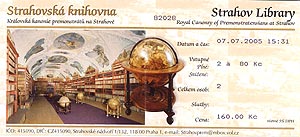 ストラホフ修道院のチケット